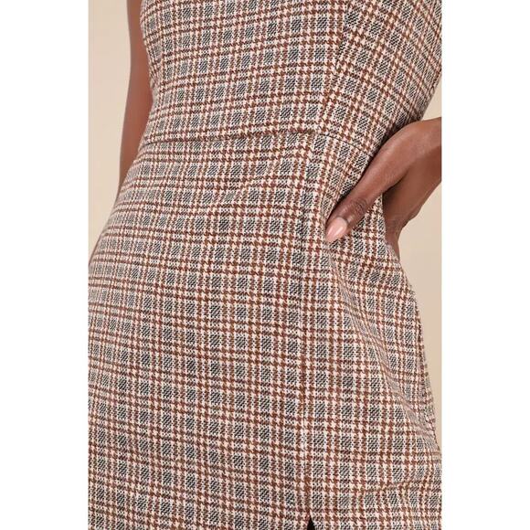 Lulus Plaid Romper - Picture 4 of 7